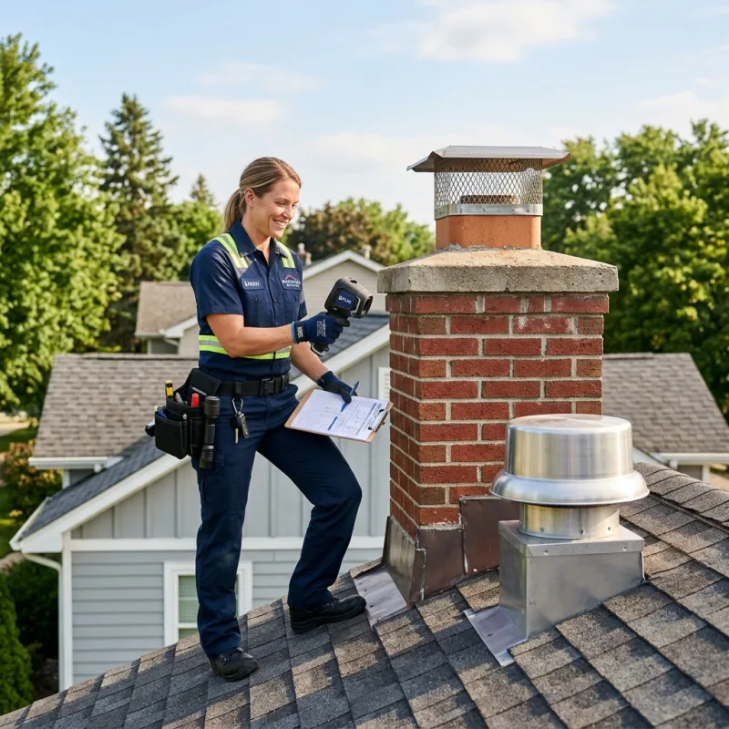 Technician removing a deceased bird from an indoor space in Red Hill